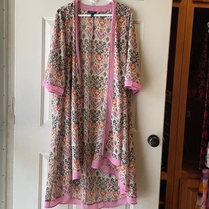 Torrid Size 00 High-Low Bell Sleeved Kimono